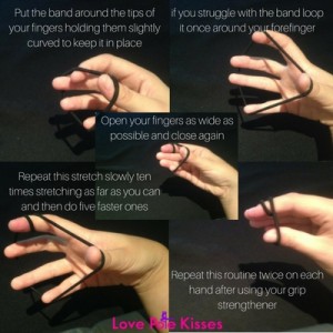 Opposing muscles hand stretch grip strength training